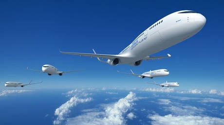 01 airbus multuiple planes